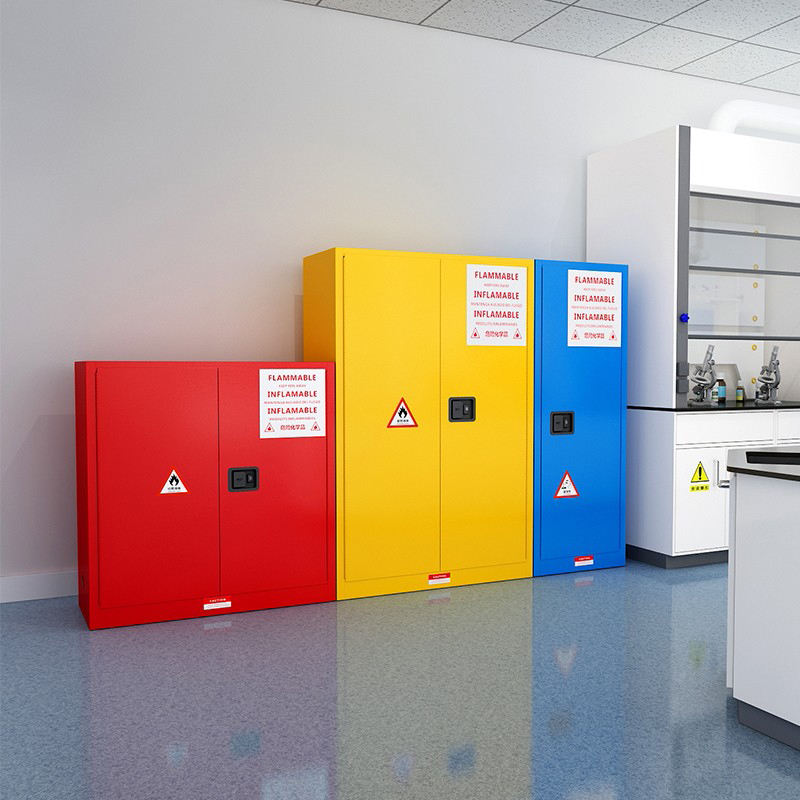 Armoire de rangement d'acide inflammable ignifuge pour la chimie chimique Corrosive Liquid Storage Cabinet