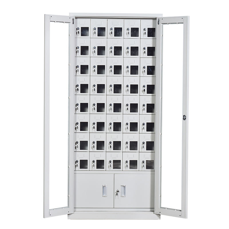armoire à téléphone portable avec installations de charge, cabinet de stockage de téléphonie mobile du personnel