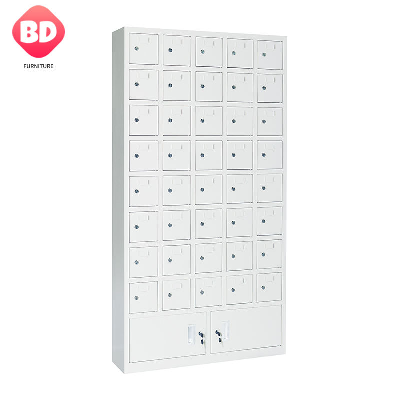 Cabinet de téléphone portable à 40 portes avec installations de chargement, armoire de stockage de téléphonie mobile du personnel
