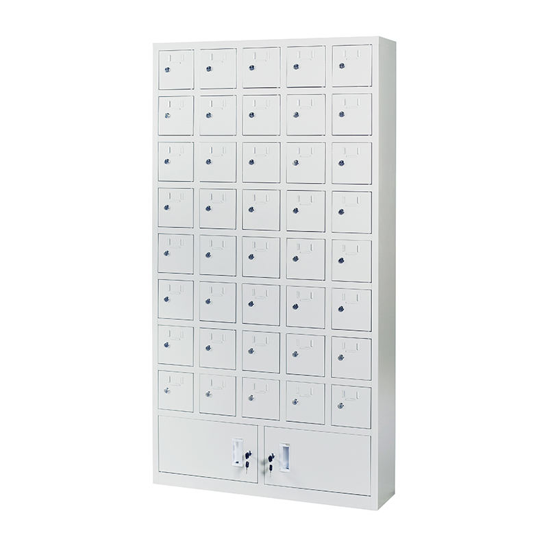Cabinet de téléphone portable à 40 portes avec installations de chargement, armoire de stockage de téléphonie mobile du personnel