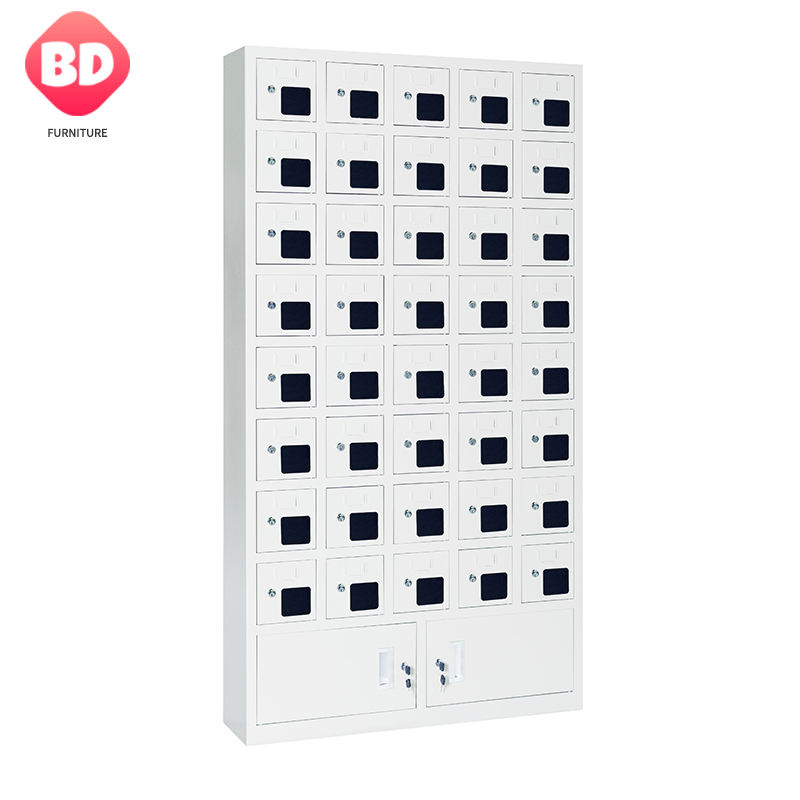 Cabinet de téléphone portable à 40 portes avec installations de chargement, armoire de stockage de téléphonie mobile du personnel